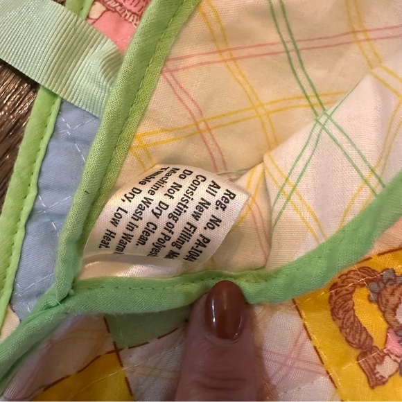 VINTAGE 1983 ORIGINAL CABBAGE PATCH KIDS QUILTED SLEEPING BAG COLECO Lot of 2 - Picture 2 of 11
